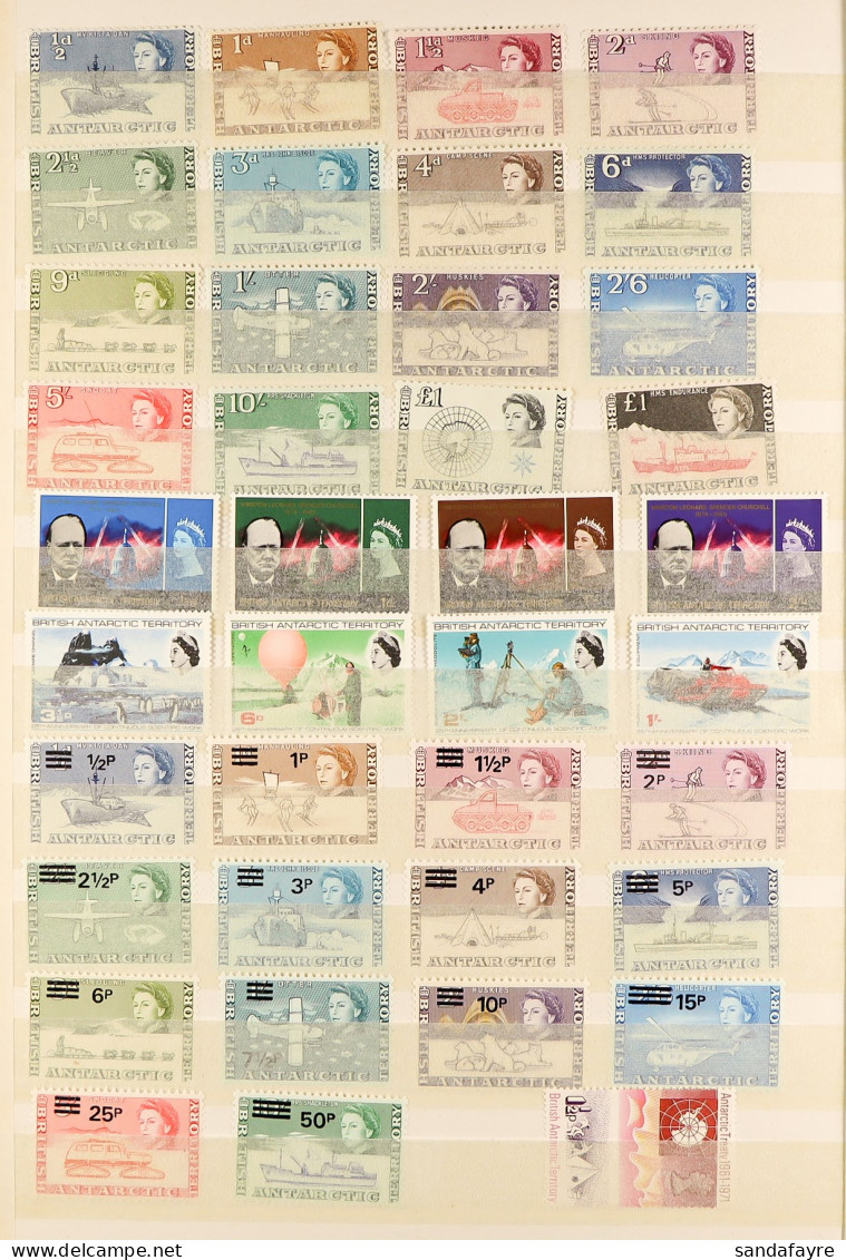 1963-1985 COMPREHENSIVE NEVER HINGED MINT COLLECTION On Stock Pages, Only The Second Explorers Set Missing. Includes 196 - Other & Unclassified