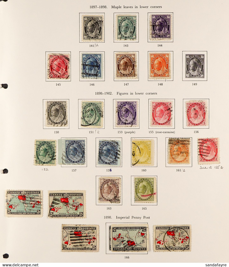 1859 - 1995 SUBSTANTIAL COLLECTION Of Used Stamps In A Well-filled SG Canada Album, Some QV Heads, 1893 Widow Set, Near- - Sonstige & Ohne Zuordnung