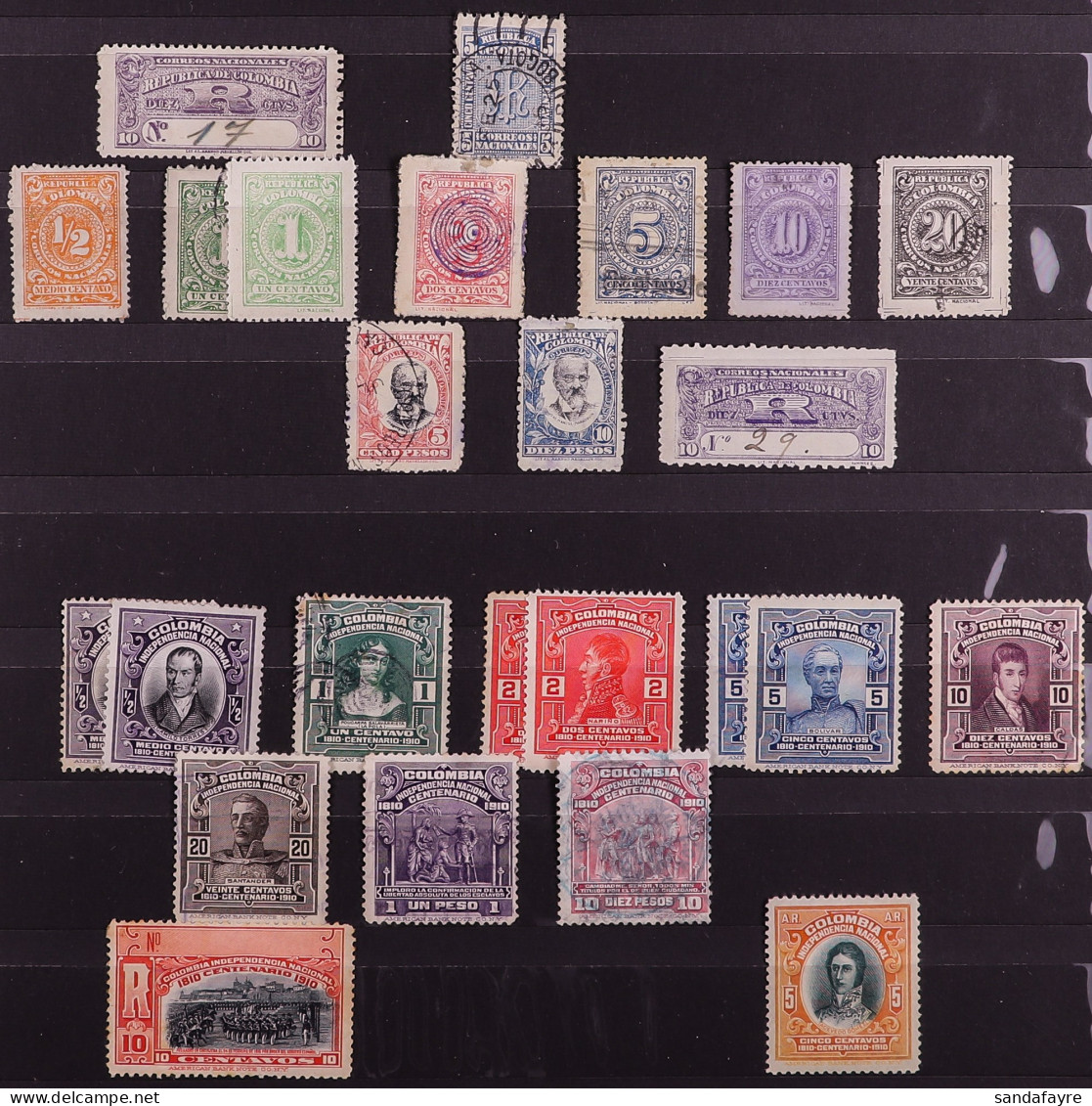 1904 - 1946 COLLECTION Of Mint / Never Hinged Mint & Used In Album, Many Comlete Sets & Better, Stc Â£2200+ (approx 550  - Colombie