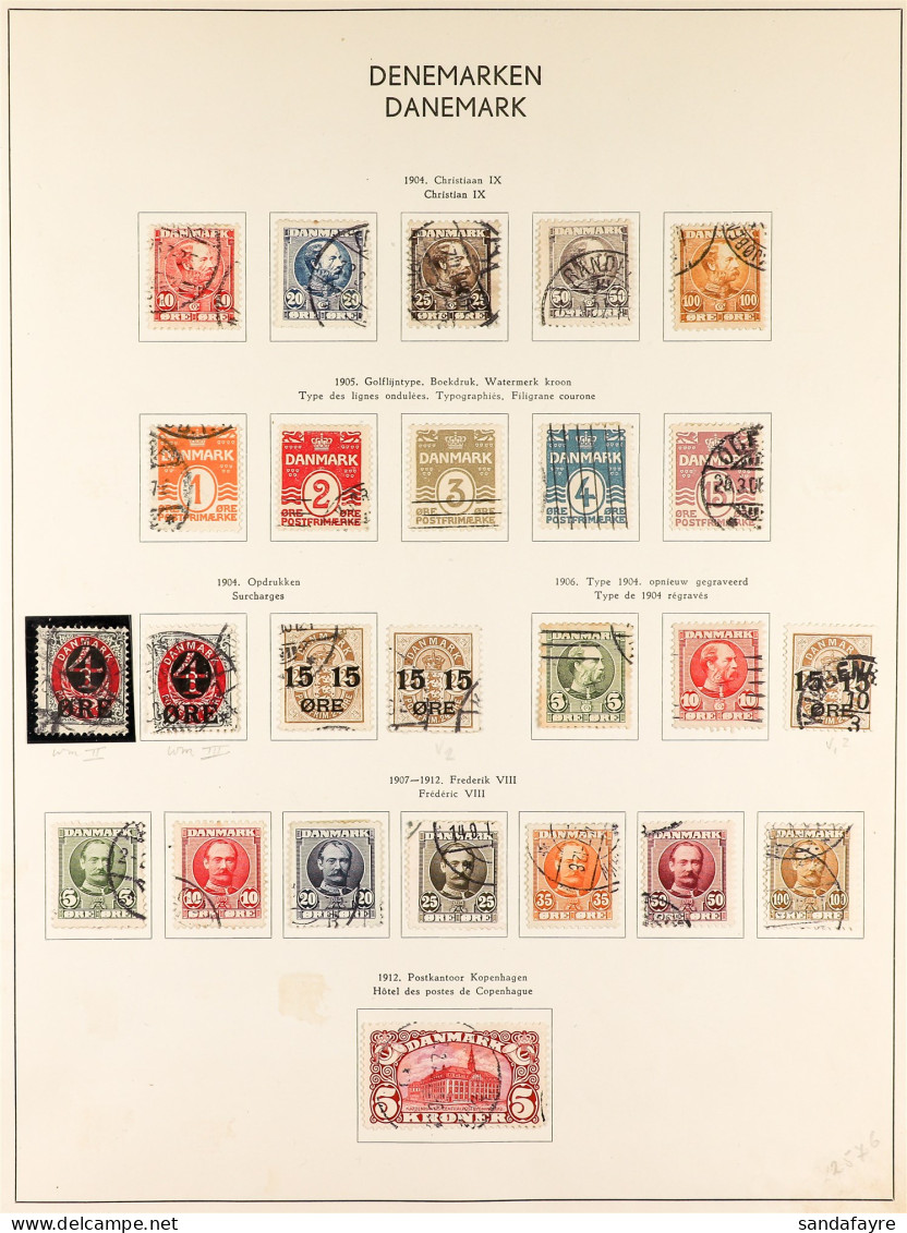 1904 - 1979 USED COLLECTION In An Album, With Some Semi-specialisation, Near- Complete For The Period, Note 1904 15o On  - Other & Unclassified