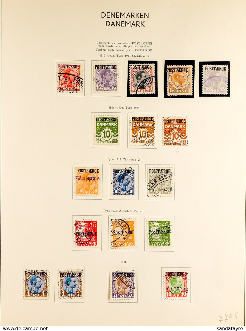 PARCEL POST STAMPS COLLECTION Near-complete 1919 - 1974 On Stock Pages. Chiefly Very Fine (50+ Stamps) - Other & Unclassified