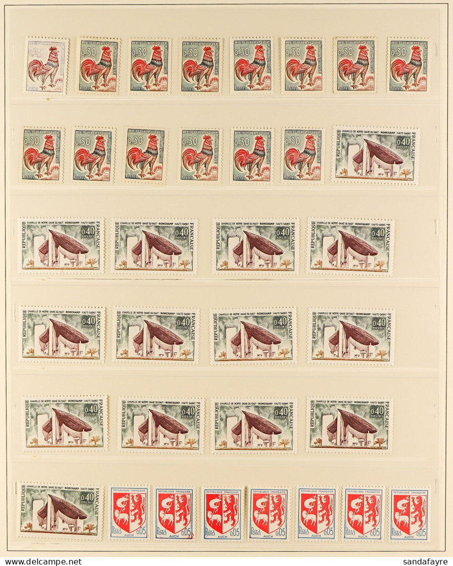 RED NUMBERS ON REVERSE - COLLECTION Of Never Hinged Mint Stamps In A Safe Hingeless Album, Duplication With Different Nu - Sonstige & Ohne Zuordnung