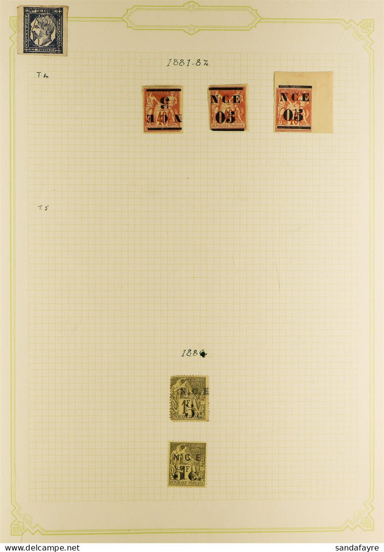 NEW CALEDONIA 1881 - 1988 MINT COLLECTION In Album With Many Complete Sets, Also Some Progressive Colour Proof Imperfs,  - Andere & Zonder Classificatie