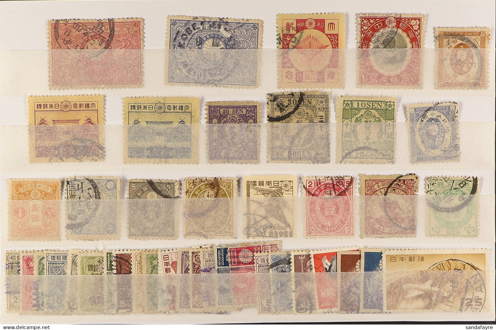 1876 - 1980's DEALERS STOCK Of Chiefly Used Stamps On 50+ Old Fashioned Stock Cards, Duplication (6500+ Stamps) - Andere & Zonder Classificatie