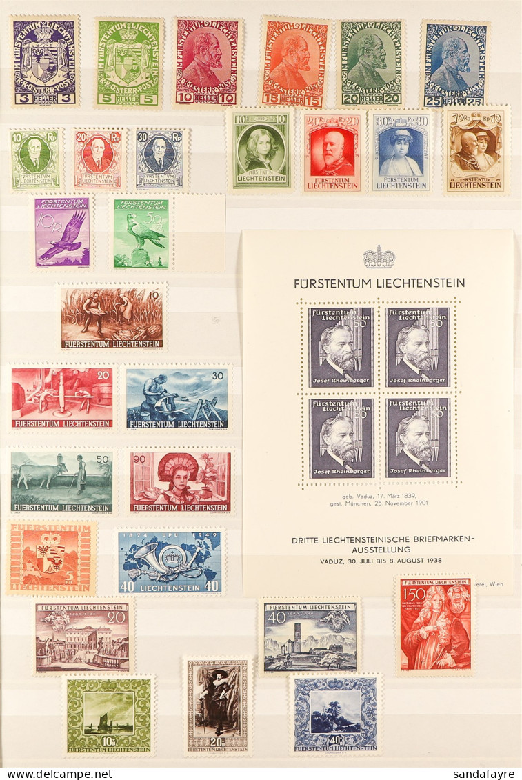 1917 - 1956 NEVER HINGED MINT COLLECTION On A Double-sided Protective Page, Note 1917-18 Set, 1925 Birthday Set, 1929 Ac - Andere & Zonder Classificatie