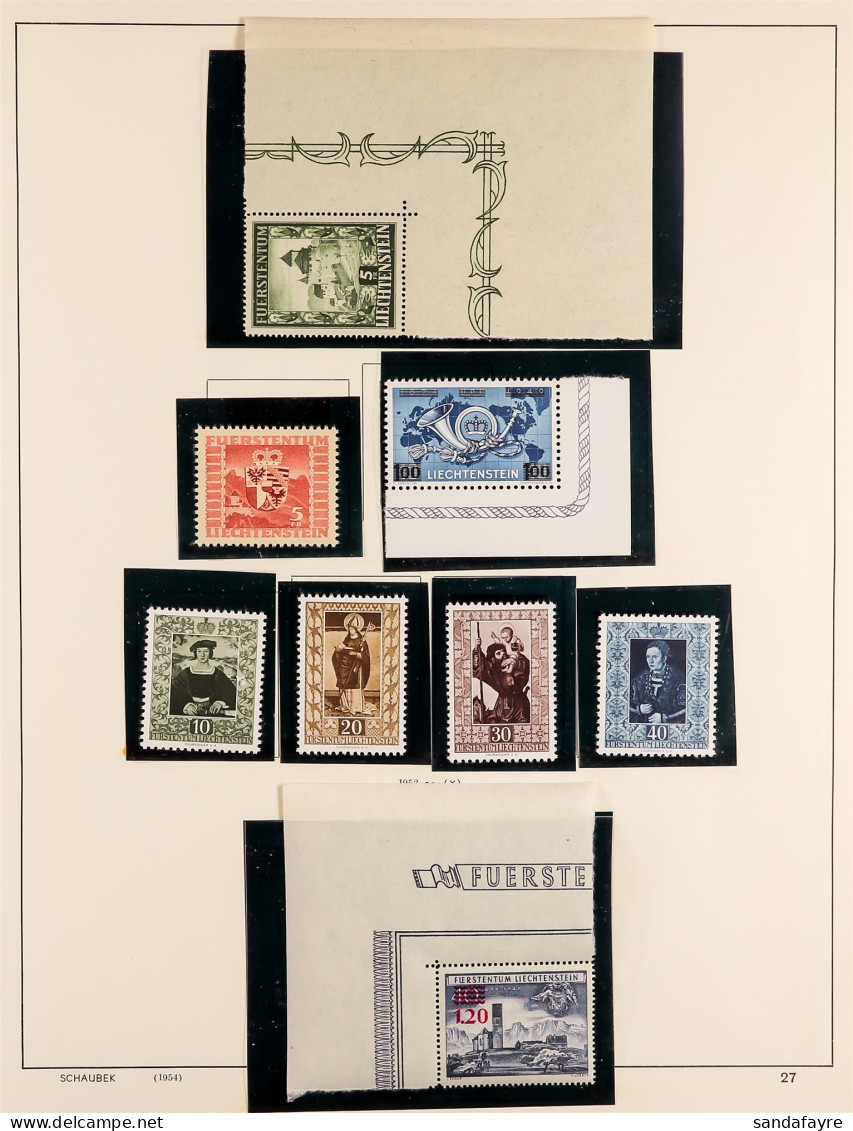 1946 - 1961 NEVER HINGED MINT Collection Of Sets And Miniature Sheets On Album Pages, Stc Â£1584 (88 Stamps & 2 M/sheets - Other & Unclassified
