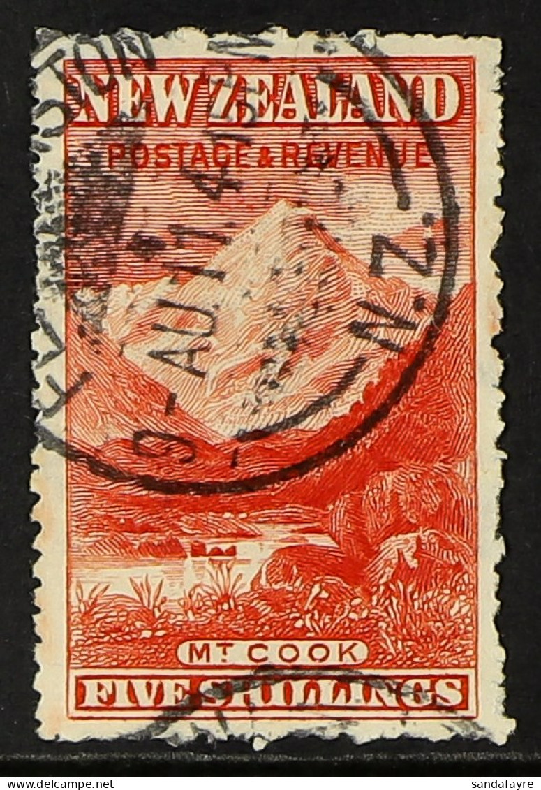 1902-07 5s Deep Red, Wmk Single Star Upright, SG 329a, Fine Used, Well-centered Example. Cat Â£375. - Other & Unclassified