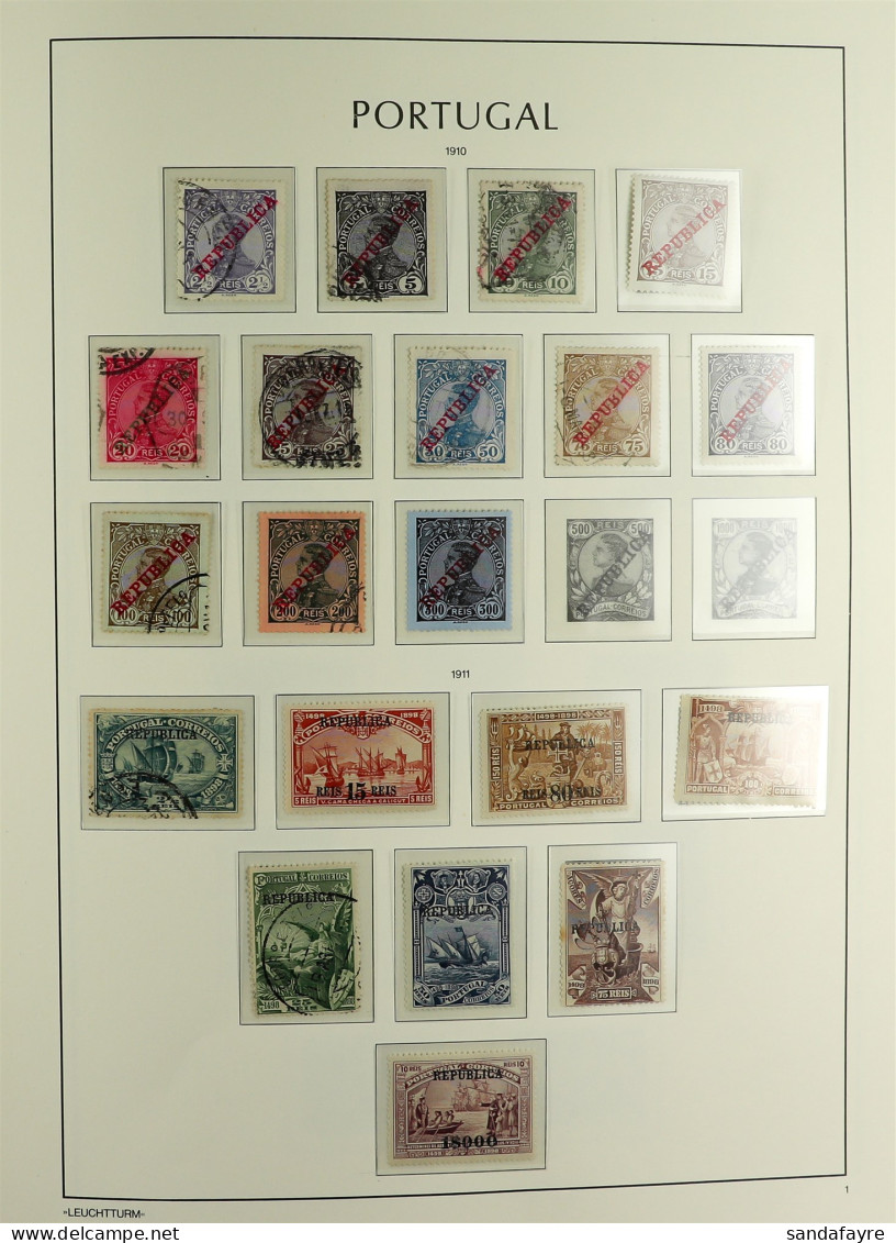 1910-58 COLLECTION In A Hingeless Album, Mint & Used, Incl. 1911 Opts On Vasco Set Mint/used, Various 1912-1926 Ceres Is - Other & Unclassified
