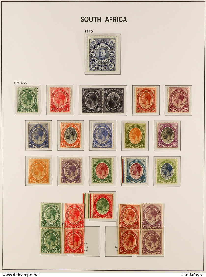 1910 - 1961 NEVER HINGED MINT COLLECTION In A Davo Hingeless Stamp Album With Just Two Empty Spaces Left To Fill (both I - Ohne Zuordnung