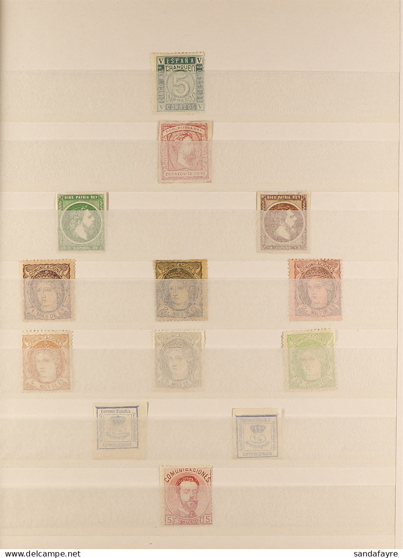 1867 - 1909 MINT COLLECTION In A Small Stock Book, Note 'better' Values & Some Complete Sets, Note 1870 Values To 25m &  - Andere & Zonder Classificatie