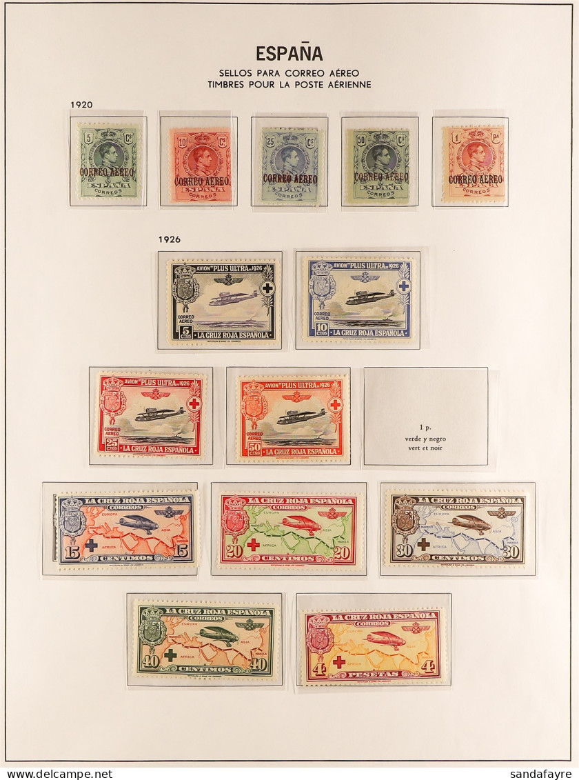 AIR STAMPS 1920-39 Mint Collection Incl. 1920 Opts Set, 1926 Red Cross Set (ex 1p), 1927 Coronation Opts Set (ex 75c On  - Autres & Non Classés