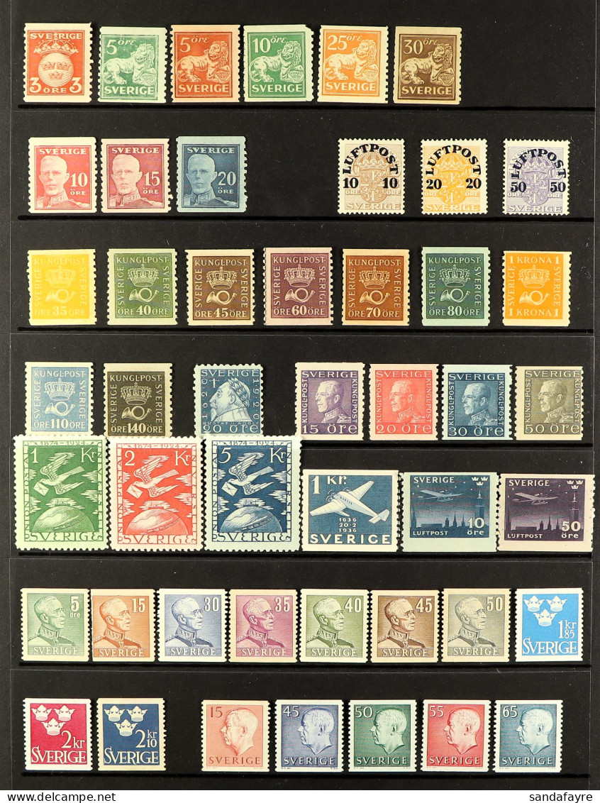 1920's - 1960's NEVER HINGED MINT On Stock Page (45+ Stamps) - Other & Unclassified