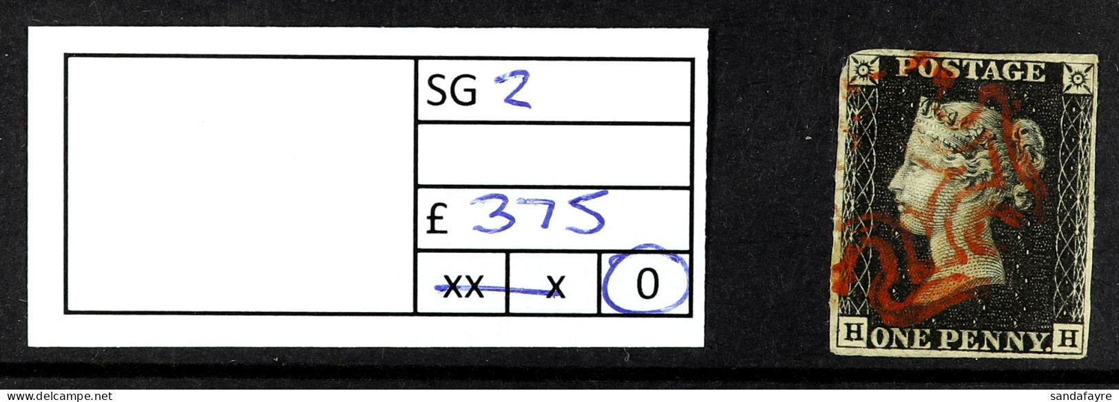 QV - KEVIII BETTER ITEMS ON STOCK CARDS Includes Three Penny Blacks, Two 1s Green Strips Of Three Used Abroad, 1887-92 J - Other & Unclassified