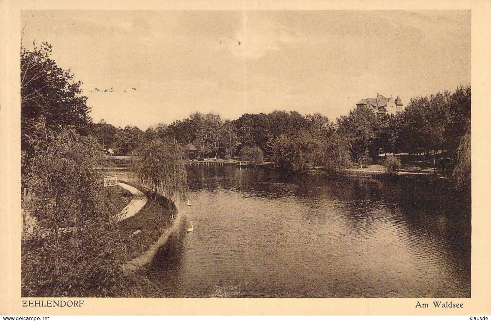 Berlin Zehlendorf - Am Waldsee Gel.1932 MWST - Zehlendorf