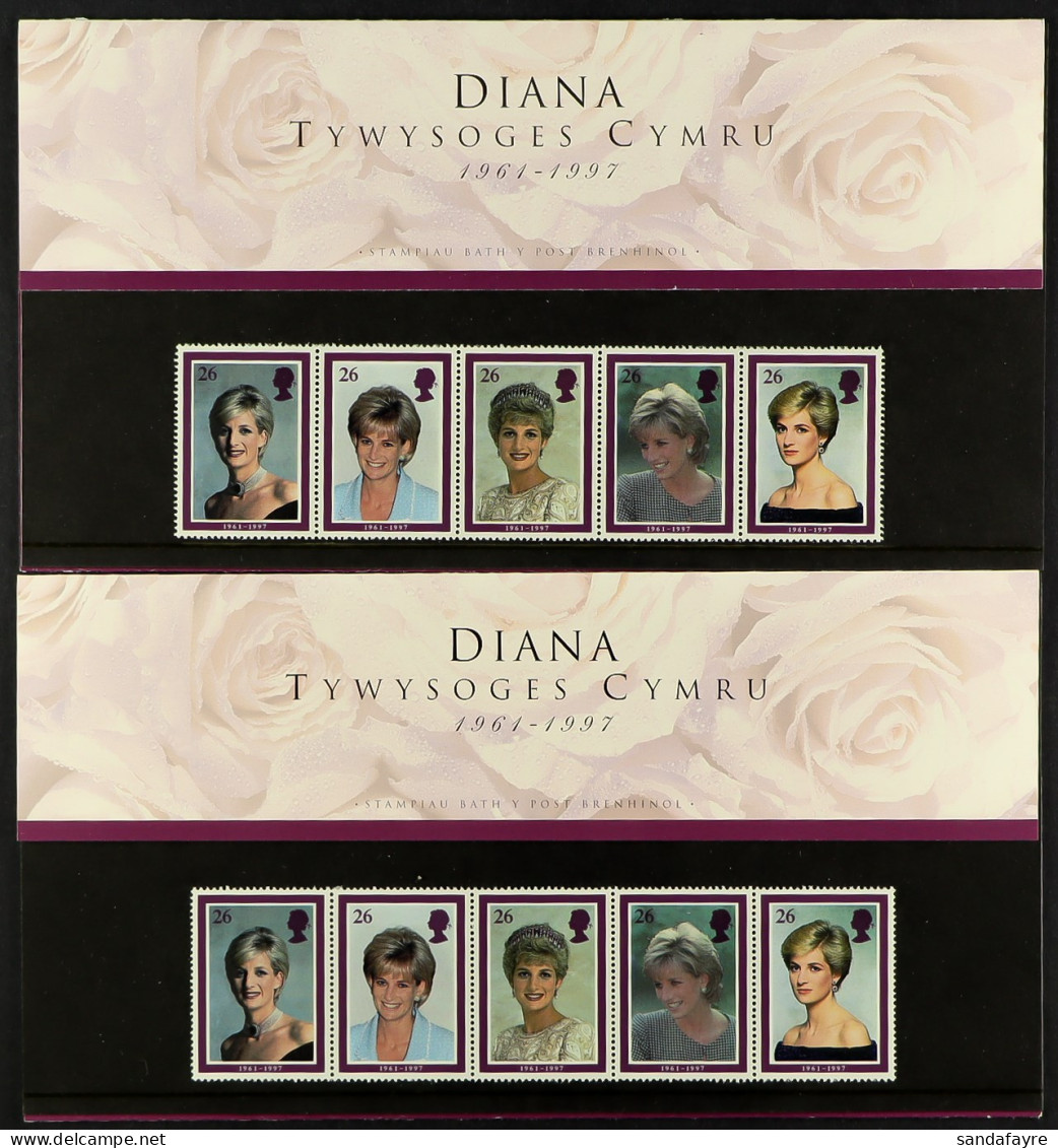 1971 - 2010 COMMEMORATIVE PRESENTATION PACKS. A Near Complete Run (missing M02 And M03). Also Includes X2 Princess Diana - Other & Unclassified