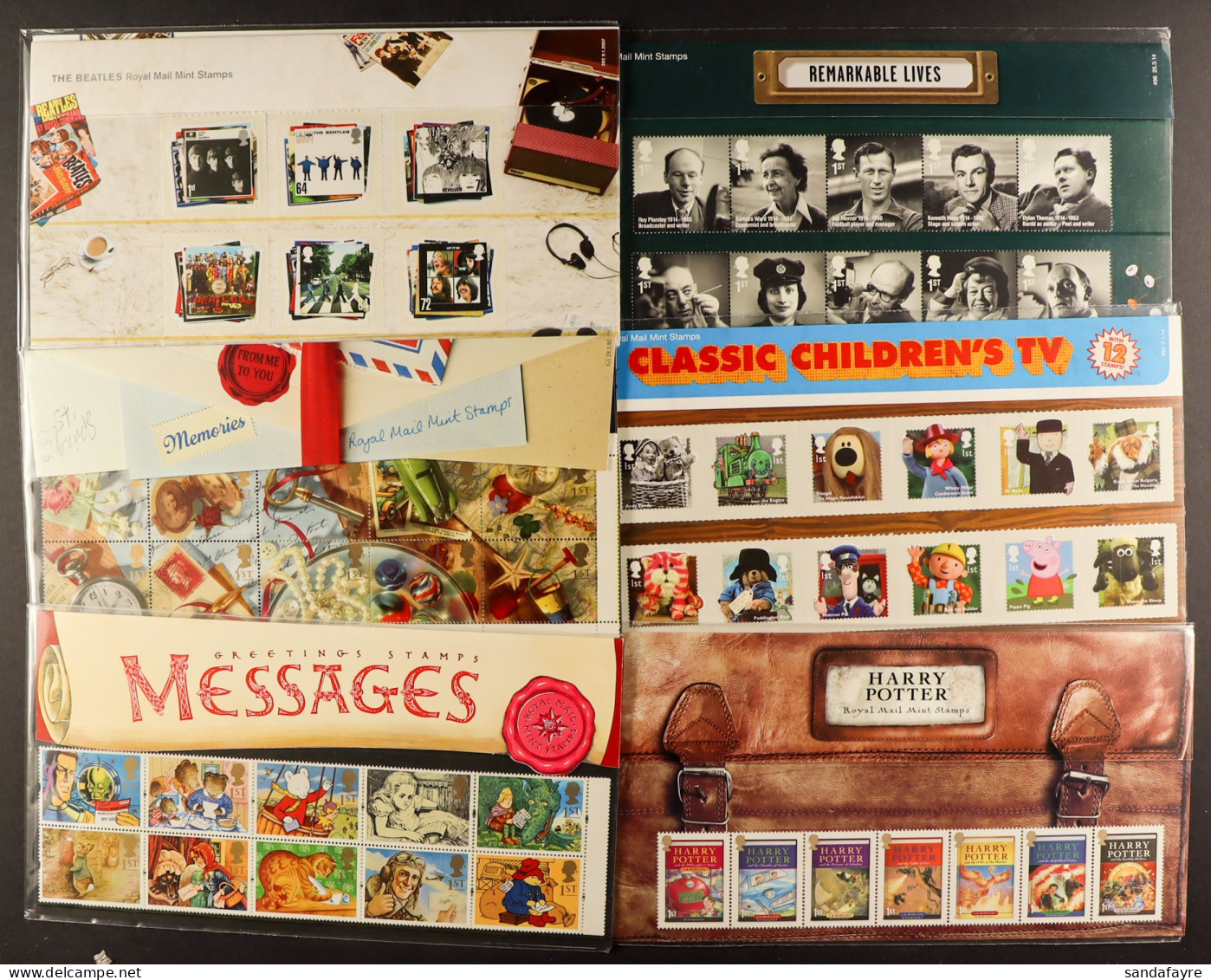 1971 - 2014 PRESENTATION PACKS. A Small Collection Of Commemoratives Packs Which Are Mainly 70s-90s. Also Includes Album - Andere & Zonder Classificatie