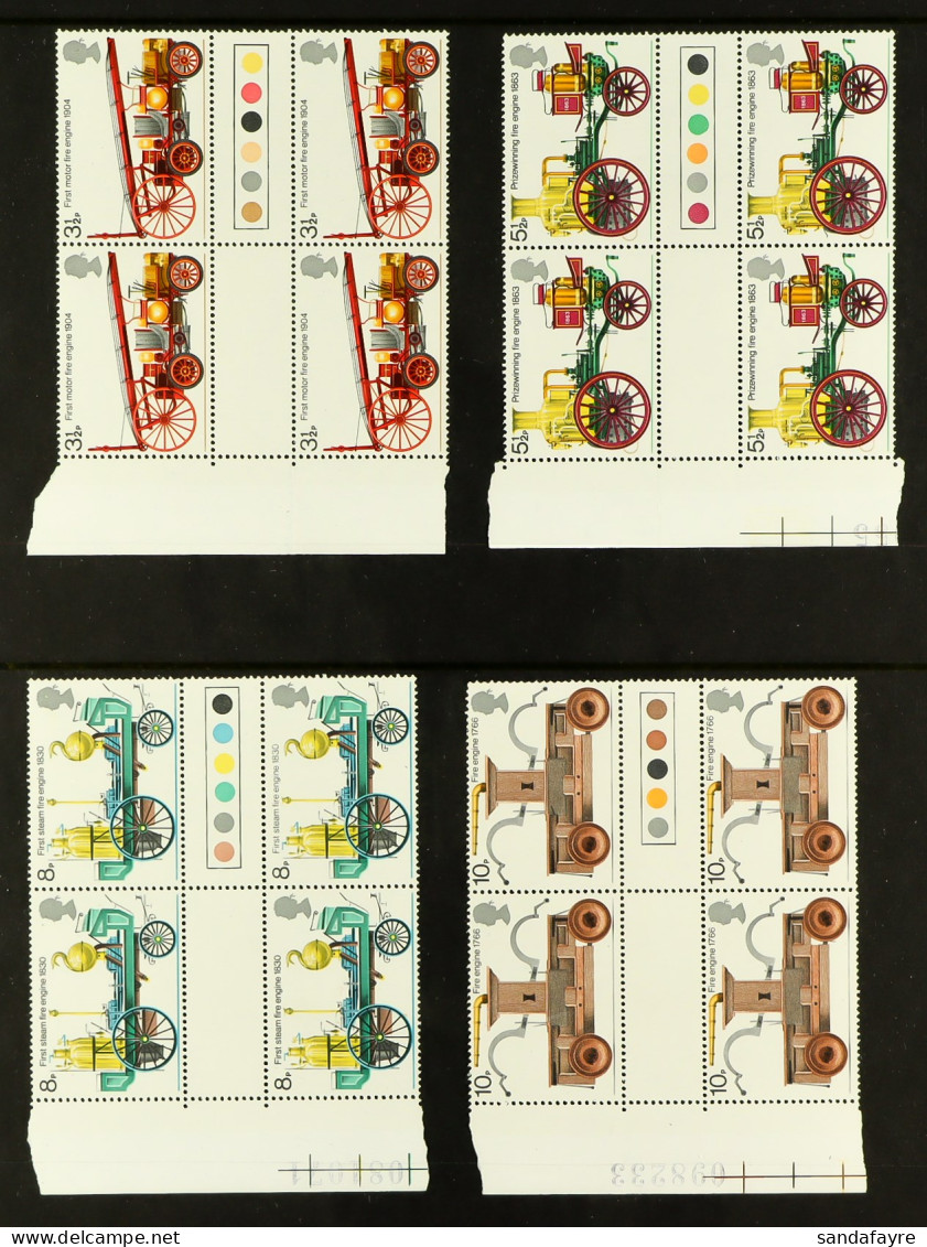 TRAFFIC LIGHT BLOCKS AND GUTTER PAIRS With Some Traffic Light Gutter Pairs, A Few Single Stamps, And Oddments. The Block - Andere & Zonder Classificatie