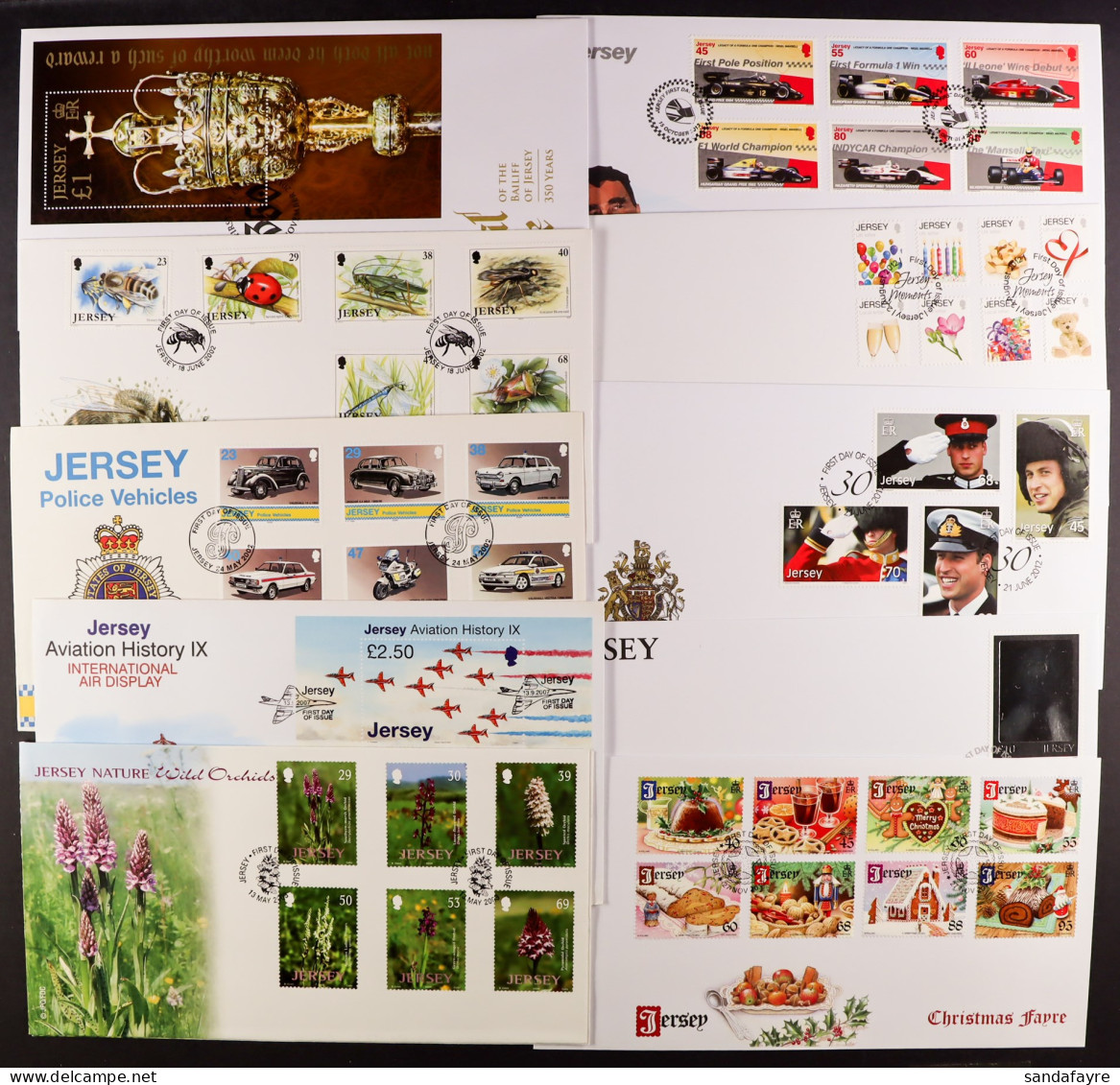 JERSEY Carton Contains Modern Never Hinged Mint Issues To 2021 Incl Prestige Booklets, Presentation Packs With Face Valu - Andere & Zonder Classificatie