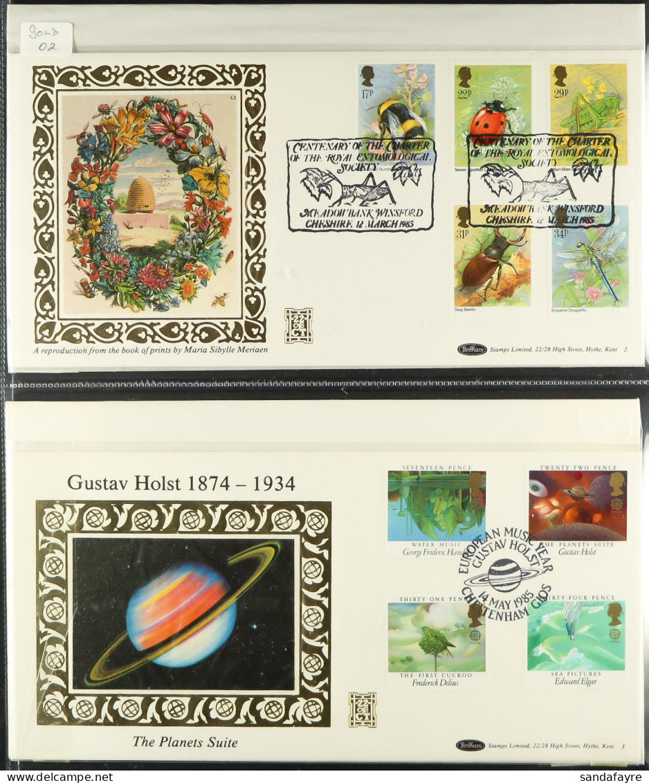 BENHAM GOLD 500 COVERS 1988 - 1991 Collection Of 44 Covers (between #'s 02 - 60) - FDC