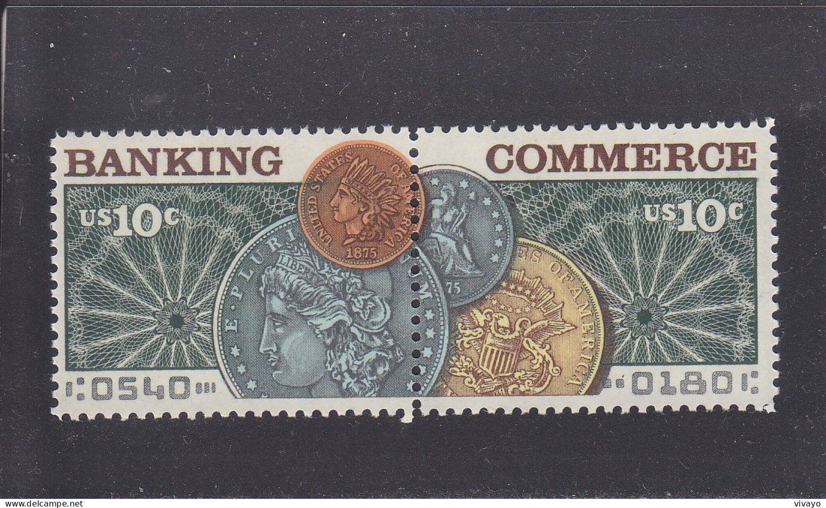 USA - ETATS UNIS - ** / MNH - 1975 - BANKING & COMMERCE - Sc. 1577/8 - Mi. 1187/8 - Unused Stamps