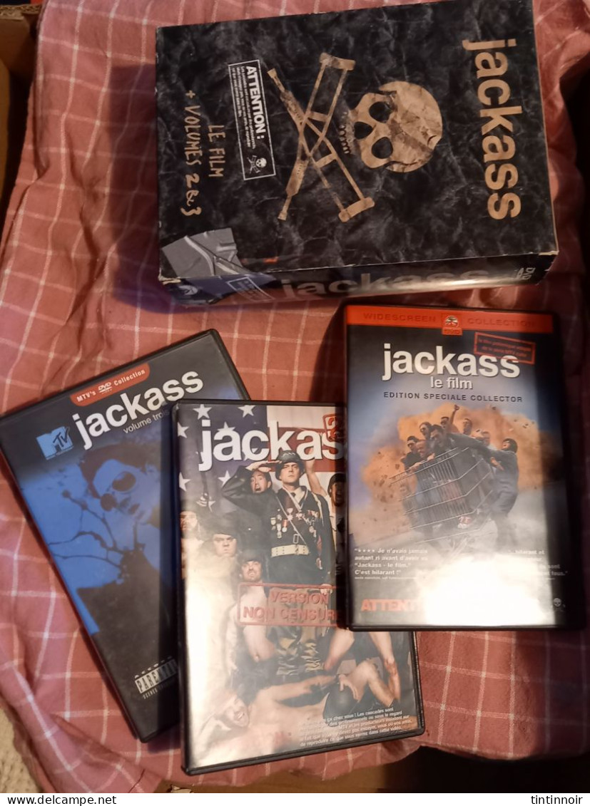 Coffret 3 DVD Jackass Le Film + Volume 2 + 3 - Konvolute