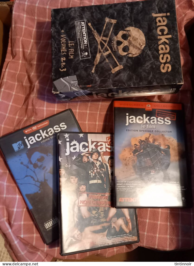 Coffret 3 DVD Jackass Le Film + Volume 2 + 3 - Verzamelingen, Voorwerpen En Reeksen