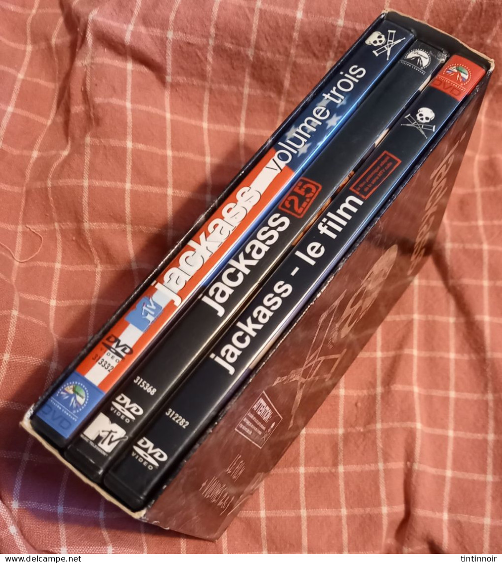 Coffret 3 DVD Jackass Le Film + Volume 2 + 3 - Verzamelingen, Voorwerpen En Reeksen