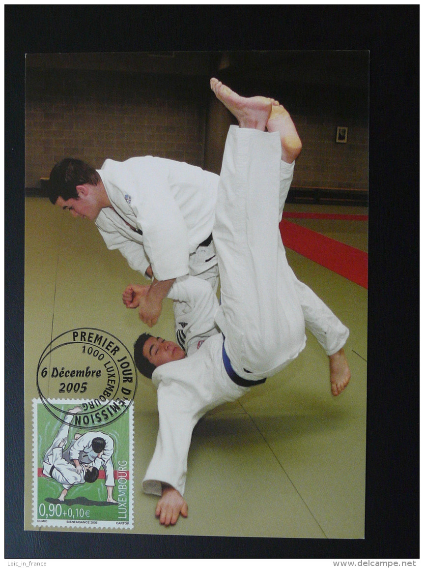 Carte Maximum Card Judo Luxembourg 2005 - Judo