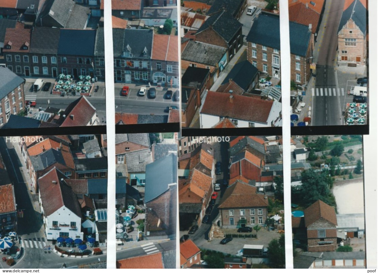 Zoutleeuw : 8 Luchtfoto's ( Centrum , Terrasjes,... ) - Zoutleeuw