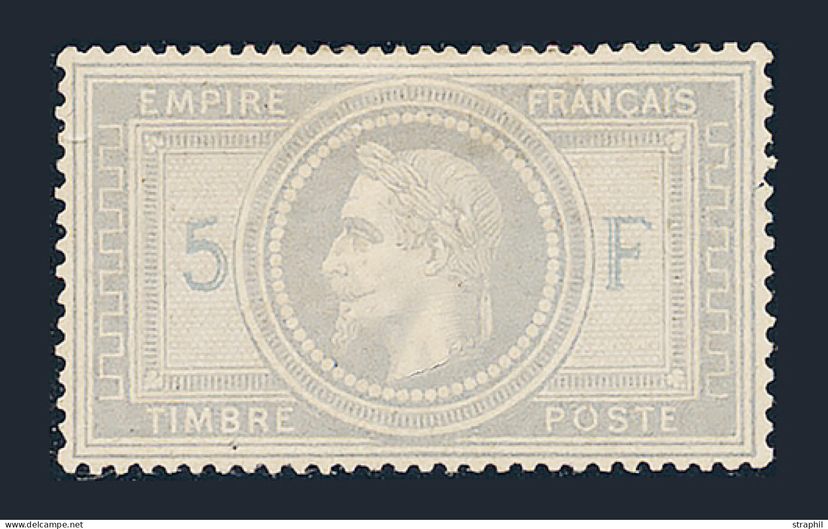 * NAPOLEON LAURE - 1863-1870 Napoléon III Con Laureles