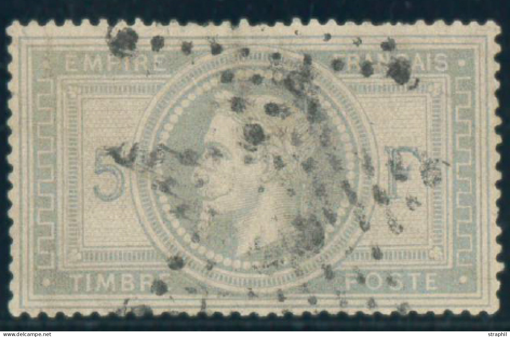 O NAPOLEON LAURE - 1863-1870 Napoléon III Con Laureles