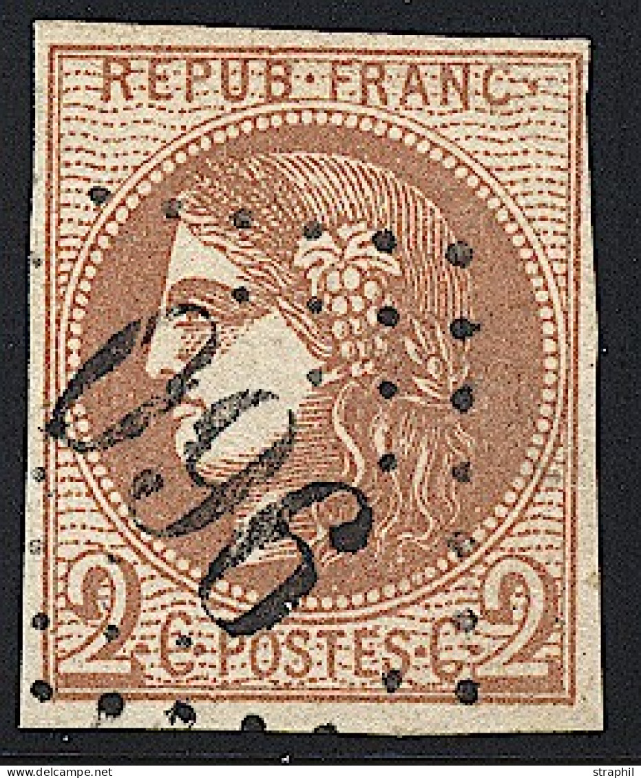 O EMISSION DE BORDEAUX - 1870 Ausgabe Bordeaux
