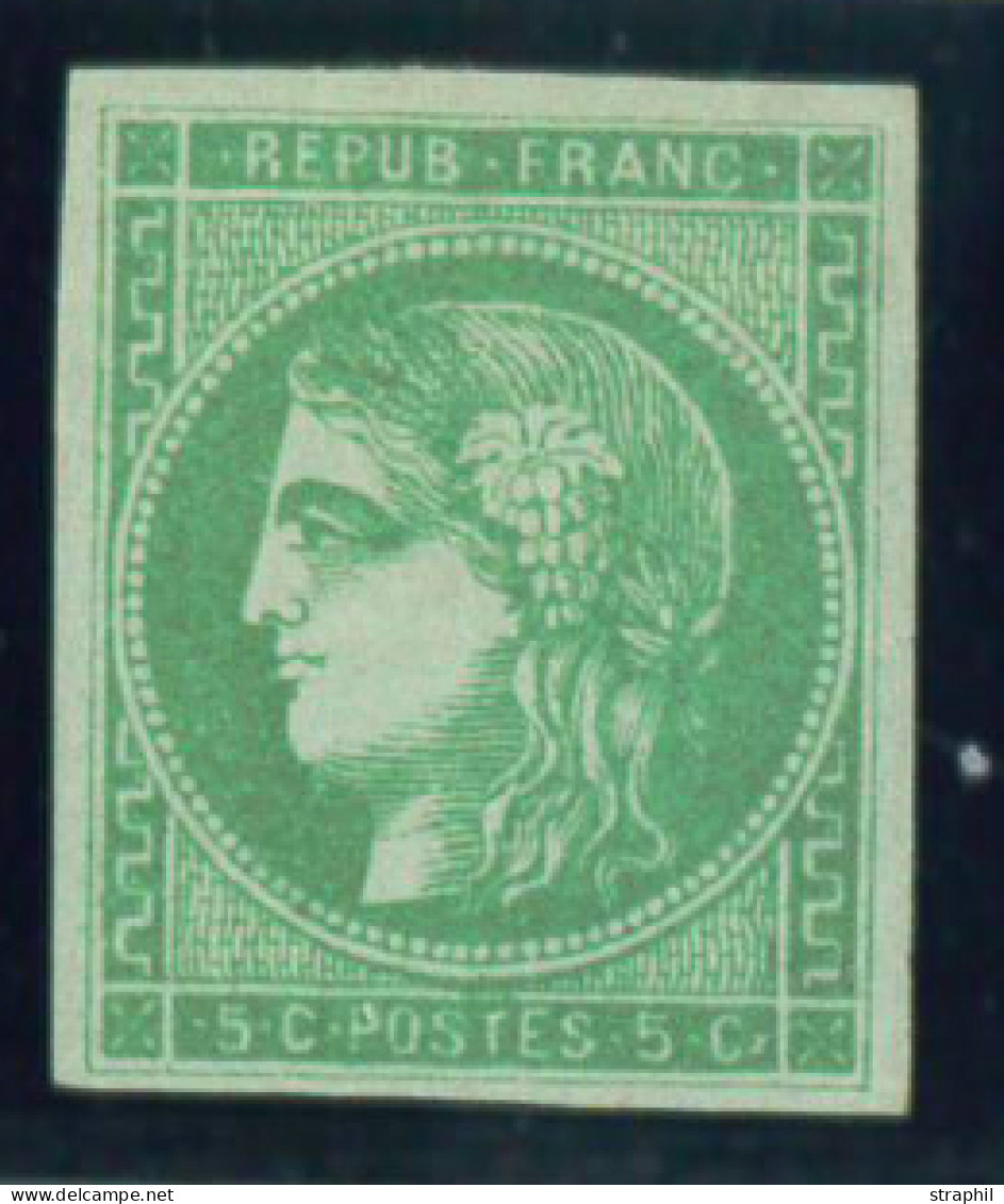 * EMISSION DE BORDEAUX - 1870 Bordeaux Printing