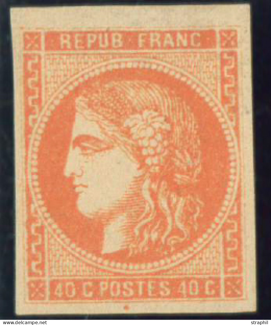 * EMISSION DE BORDEAUX - 1870 Bordeaux Printing