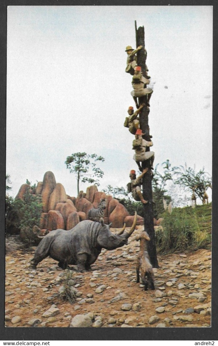 Animaux & Faune > Rhinocéros - Trapped Safari Aventureland Jungle Cruise  Walt Disney World - Uncirculated  Non Circulée - Rhinocéros