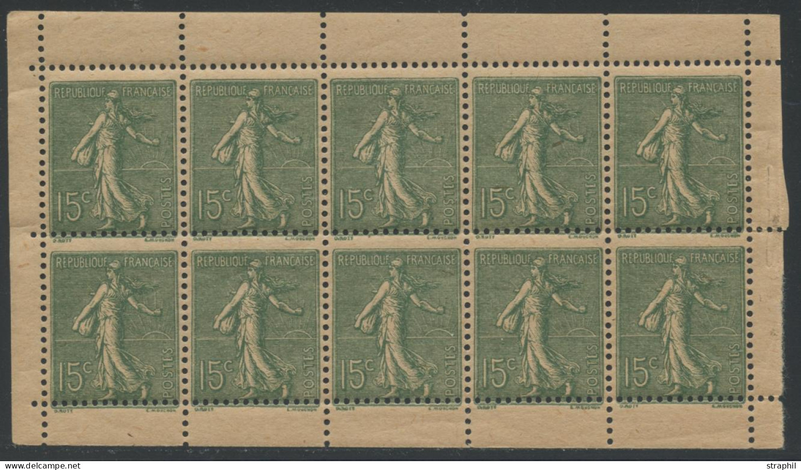 ** TYPE SEMEUSE - 1903-60 Semeuse Lignée