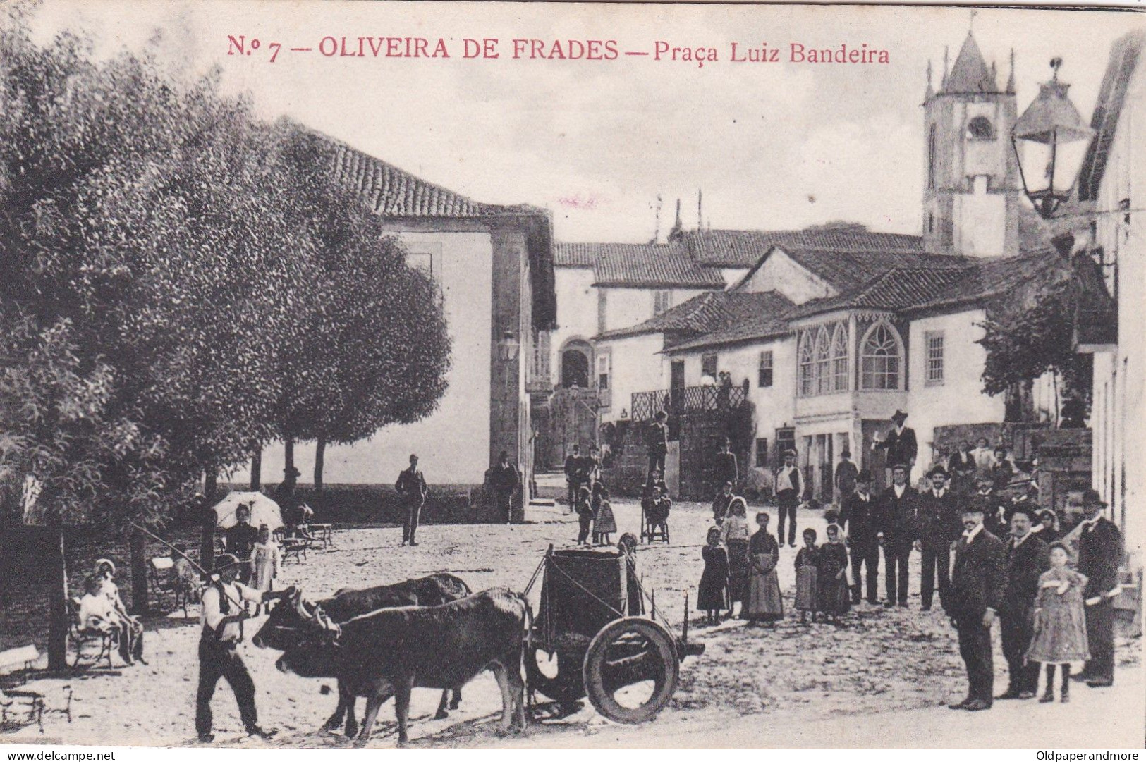 POSTCARD PORTUGAL - OLIVEIRA DE FRADES - PRAÇA LUIS BANDEIRA - Viseu