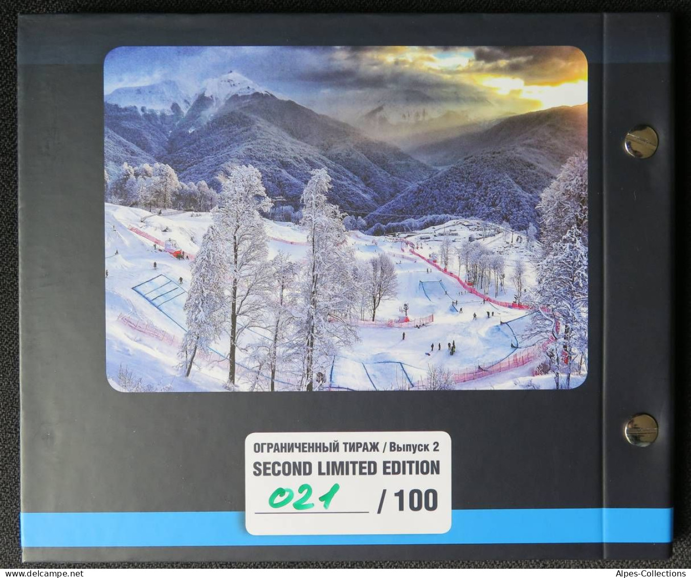 029 - Livret collector de 16 billets RUSSIE - JO SOTCHI - NEUFS - vert