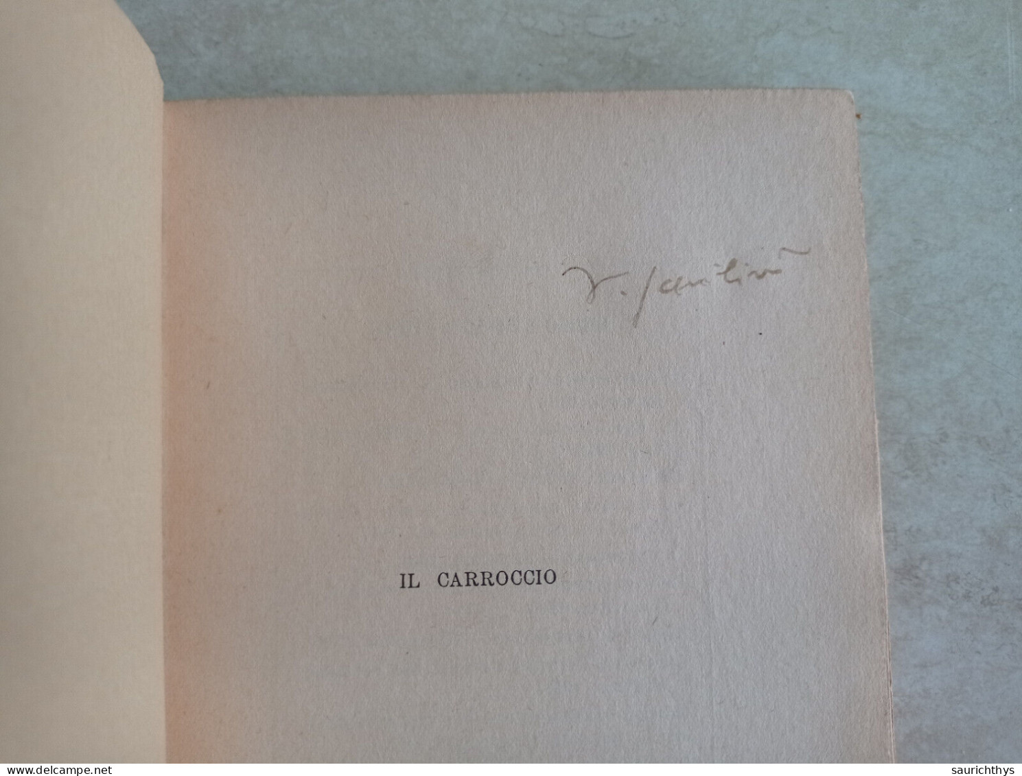 Il Carroccio Dramma Milanese Autografo Vincenzo Schilirò Di Bronte Catania 1931 Stab. Tipografico Sociale Bronte - Sagen En Korte Verhalen