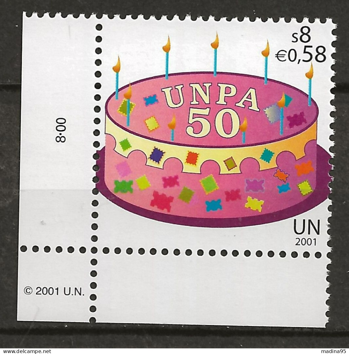 NATIONS-UNIES - VIENNE: **, N°YT 358, TB - Ongebruikt