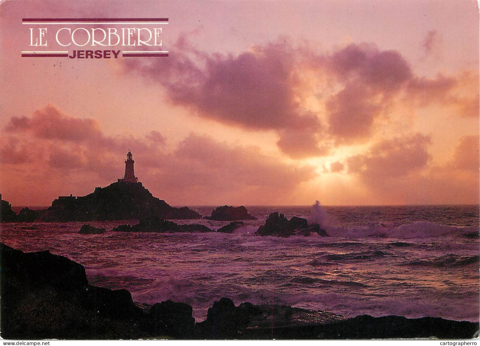 Postcard United Kingdom England Jersey > La Corbiere Lighthouse - La Corbiere