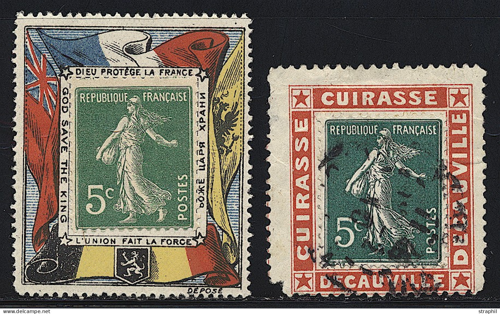 O PORTE-TIMBRES - Stamps On Stamps