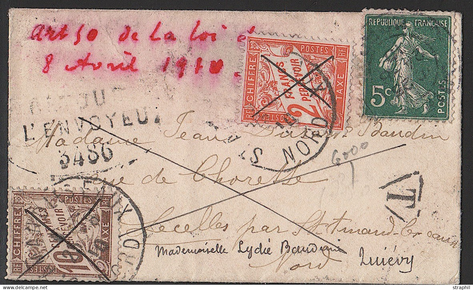 L TIMBRES TAXE - 1859-1959.. Ungebraucht