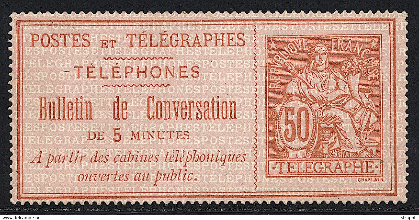 (*) TIMBRES - TELEPHONE - Telegraph And Telephone