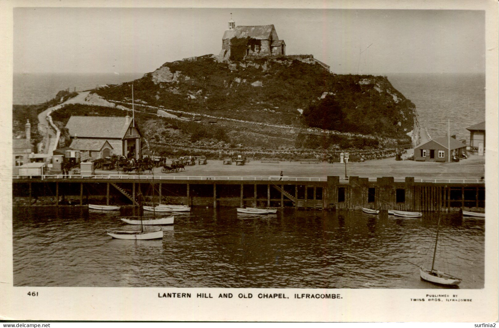 DEVON - ILFRACOMBE - LANTERN HILL AND OLD CHAPEL RP  Dv2092 - Ilfracombe