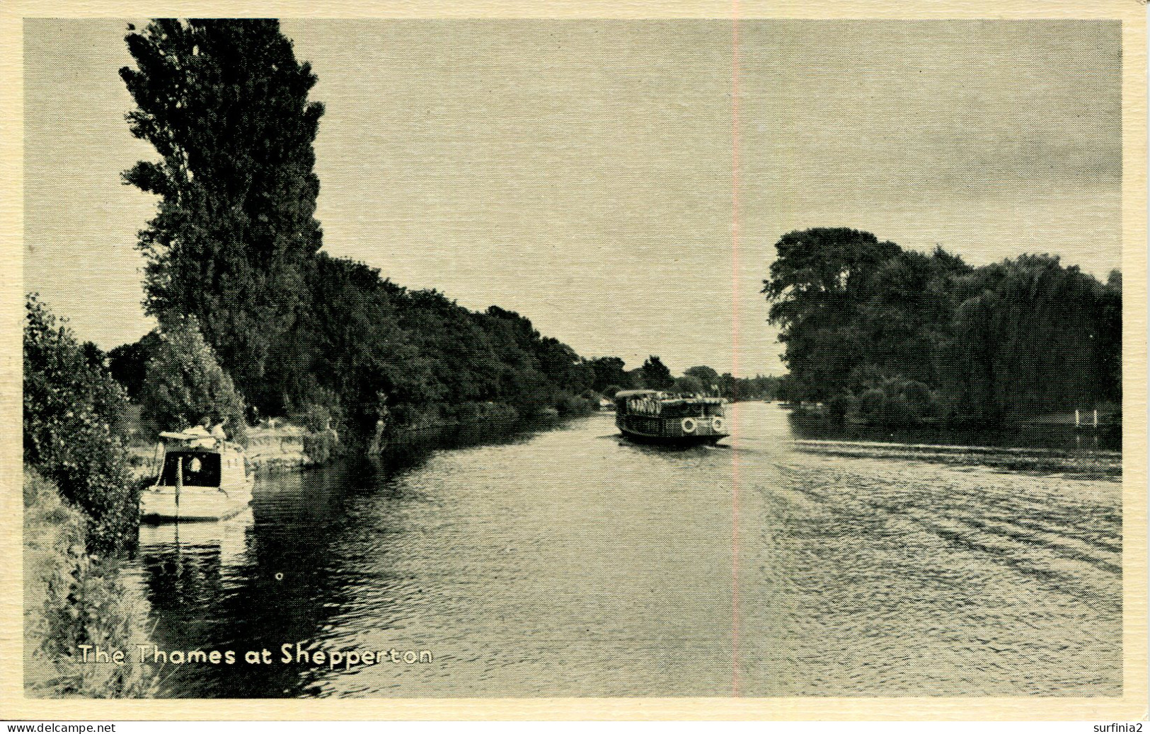 LONDON - THE THAMES AT SHEPPERTON  Lo1679 - Middlesex