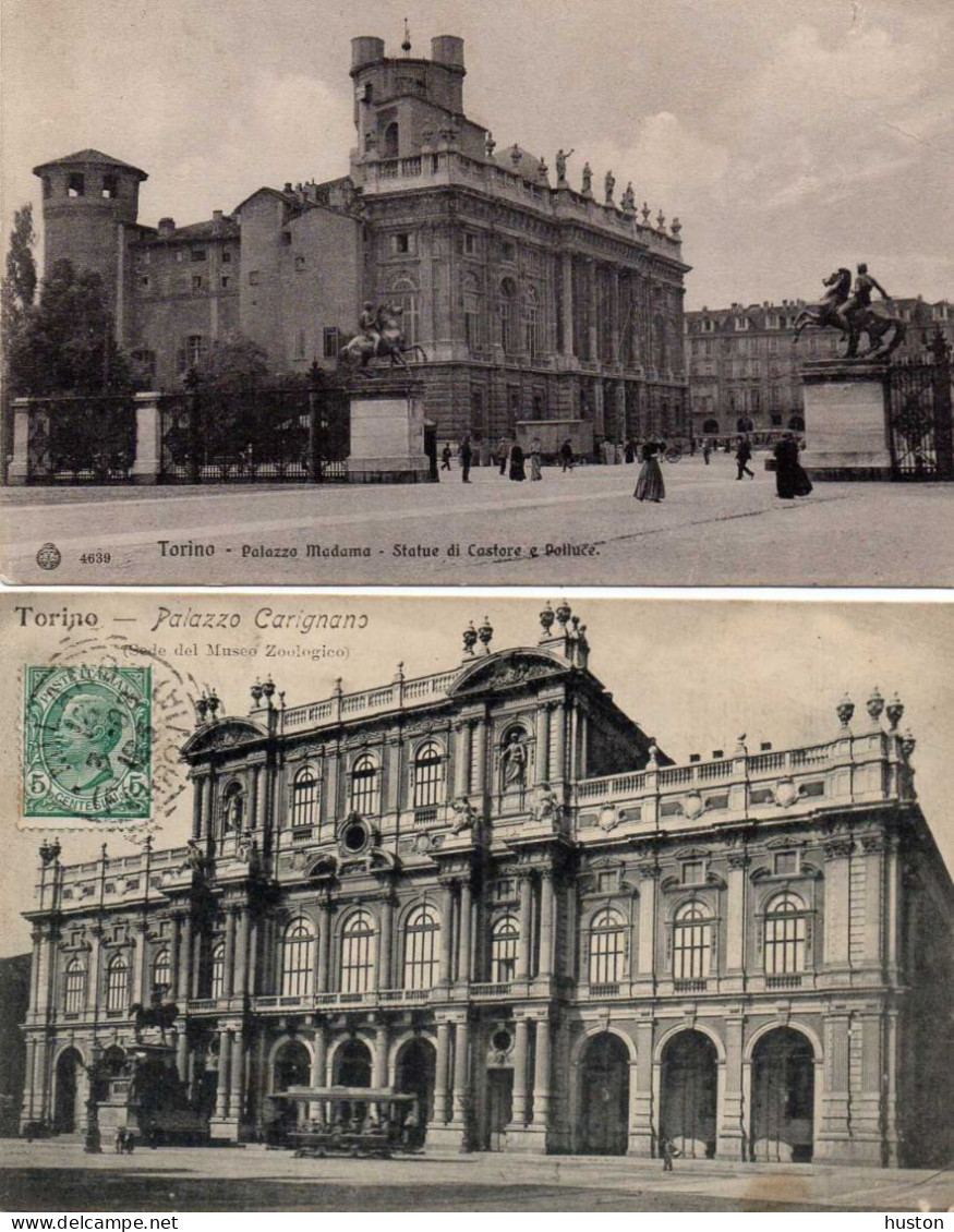 TORINO - LOT 2  CARTES - Palazzo Madama - Palazzo Carignano - Palazzo Madama