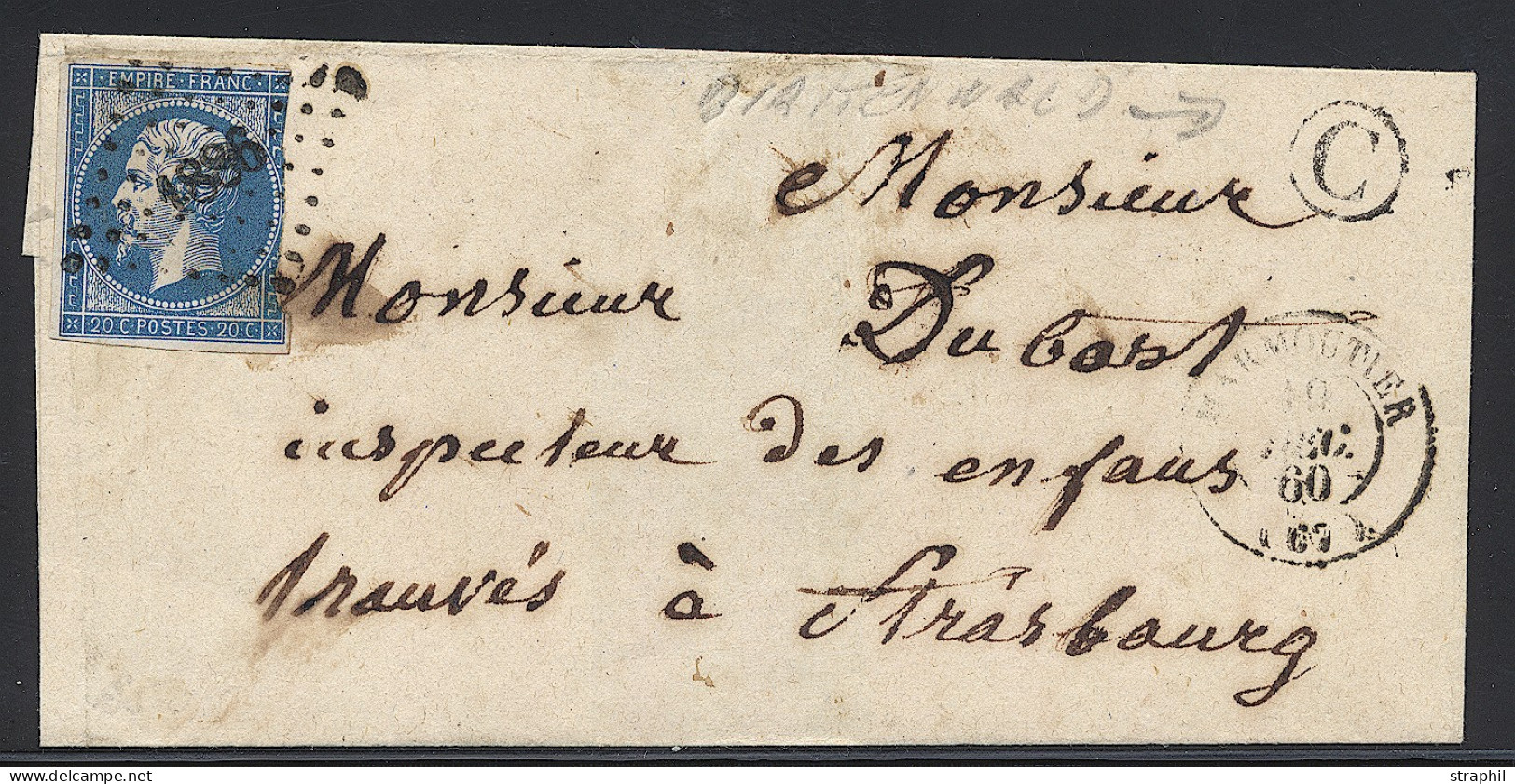 LAC PERIODE 1849 -70 Bas-Rhin - Autres & Non Classés