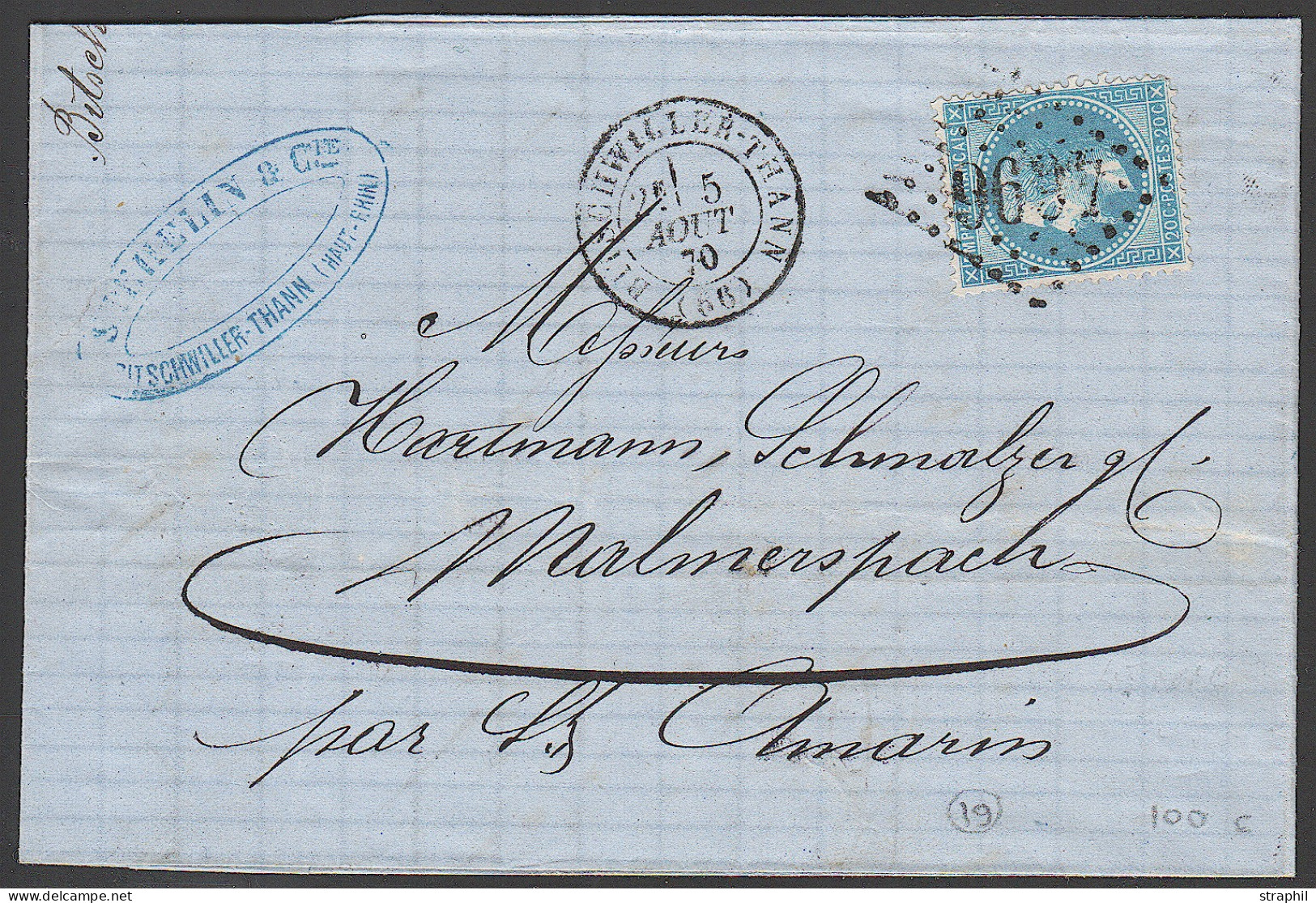 LAC PERIODE 1849 -70 Bas-Rhin - Other & Unclassified