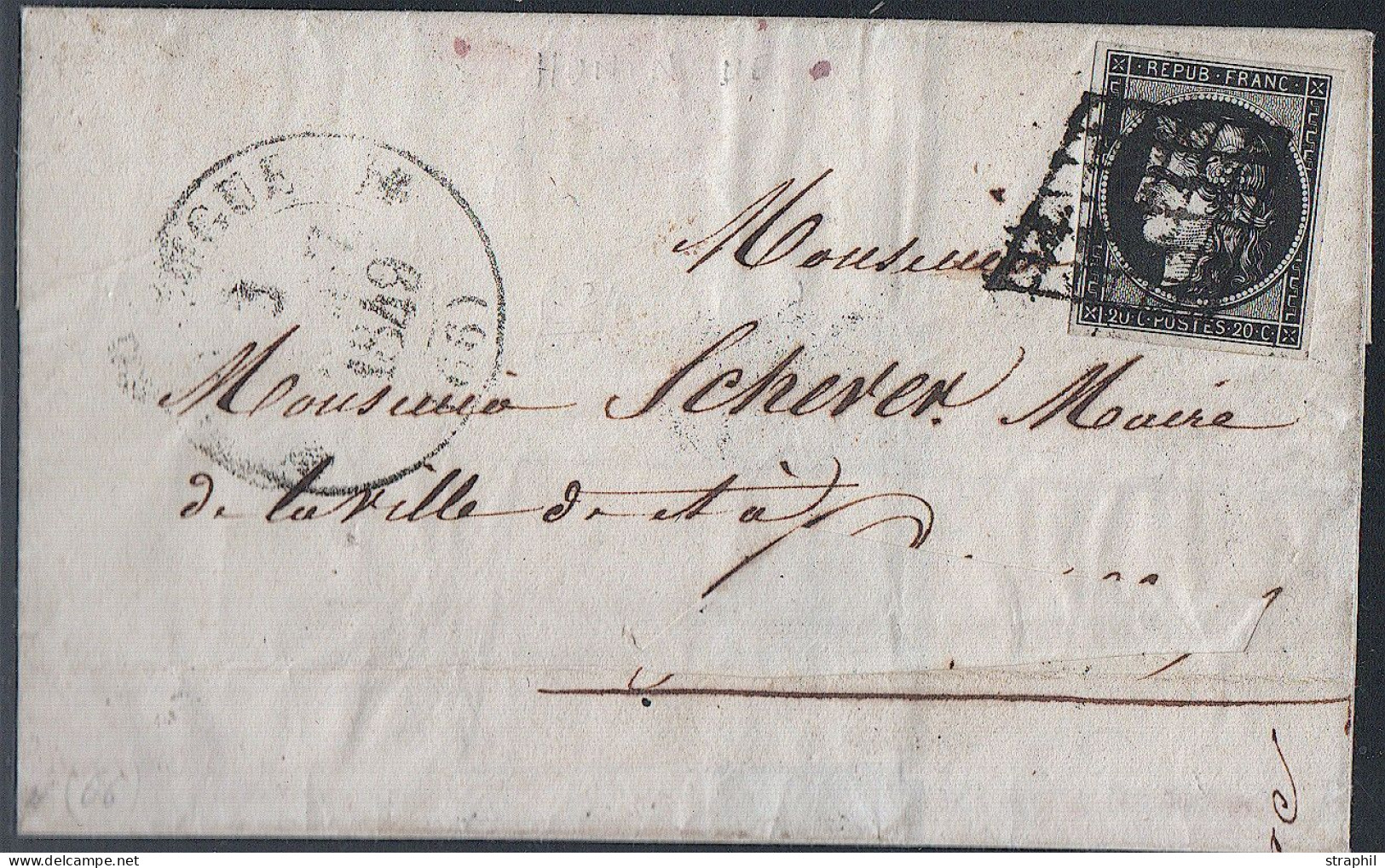 LSC PERIODE 1849 -70 Haut-Rhin - Autres & Non Classés